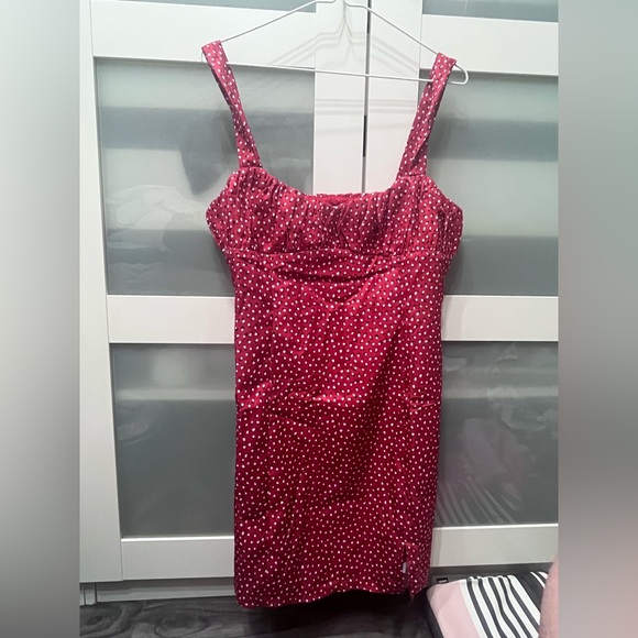 never worn, princess polly red mini dress, size US 12 - Picture 2 of 4